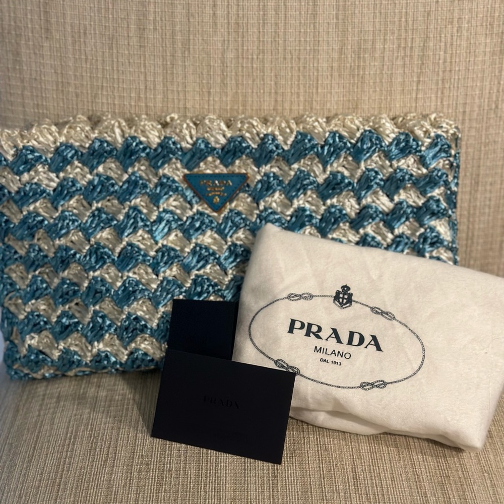 Prada Crochet Clutch Bag BP0515.
